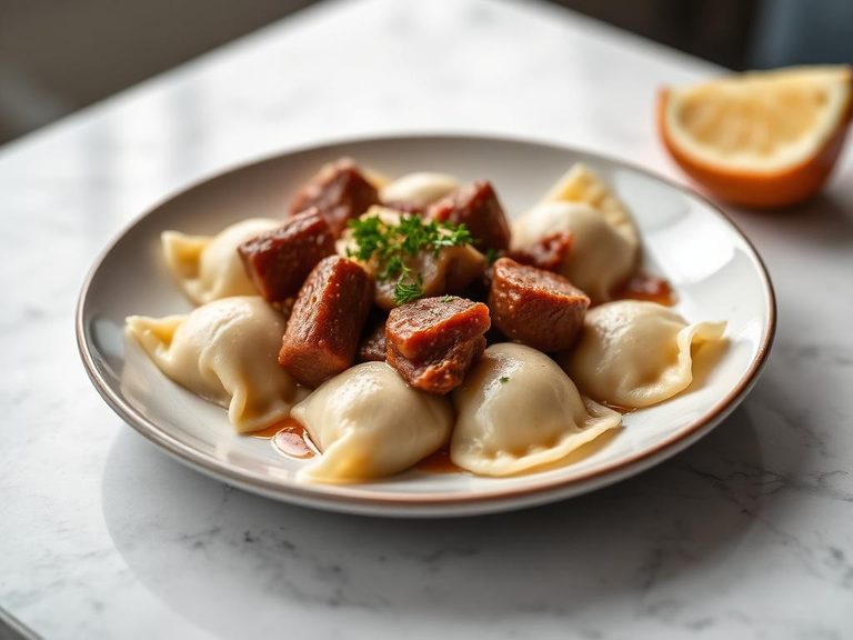 Pierogi with Sausage