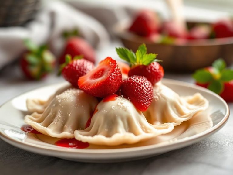 Pierogi z Truskawkami (strawberry)