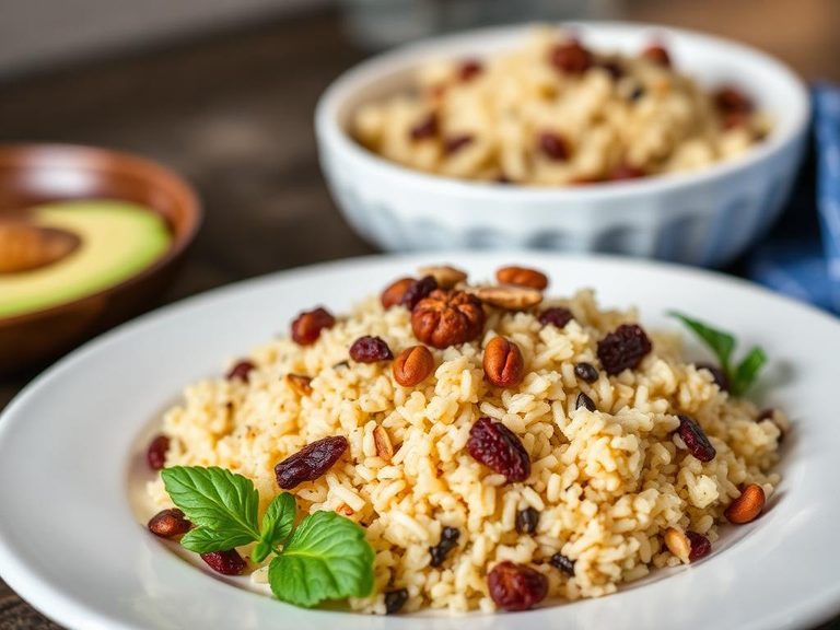 Pilaf with Nuts and Dried Fruit
