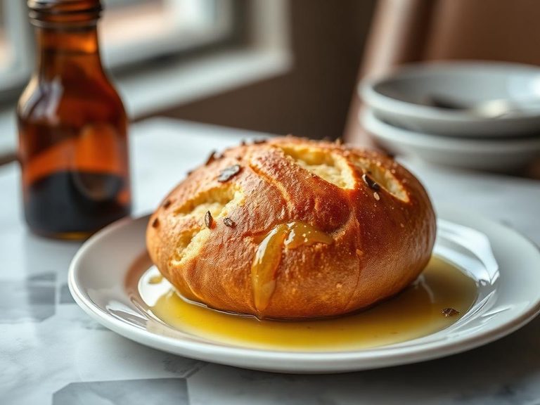 Pilot bread with seal oil