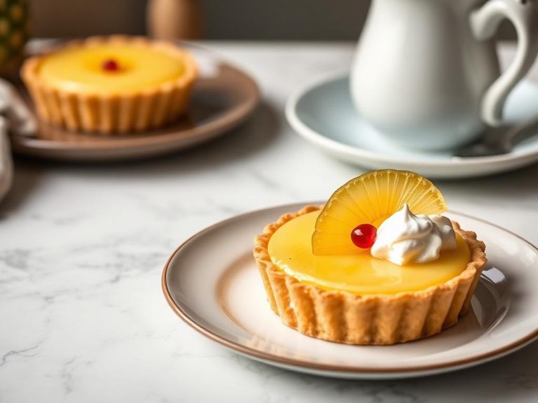 Pineapple Custard Tart