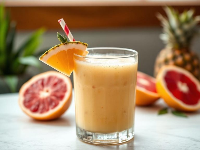 Pineapple-Grapefruit Smoothie