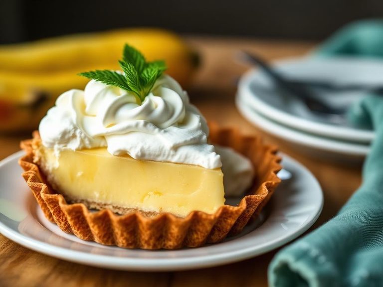 Pineapple Sour Cream Pie