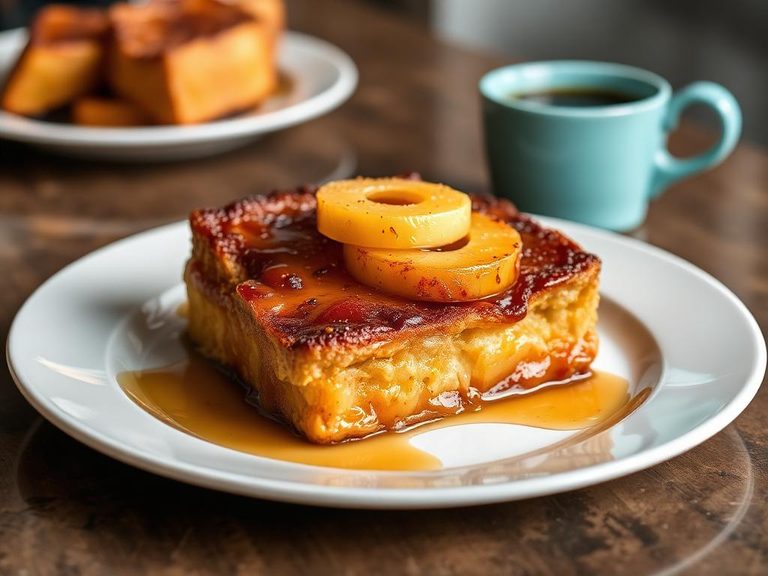 Pineapple Upside-Down French Toast