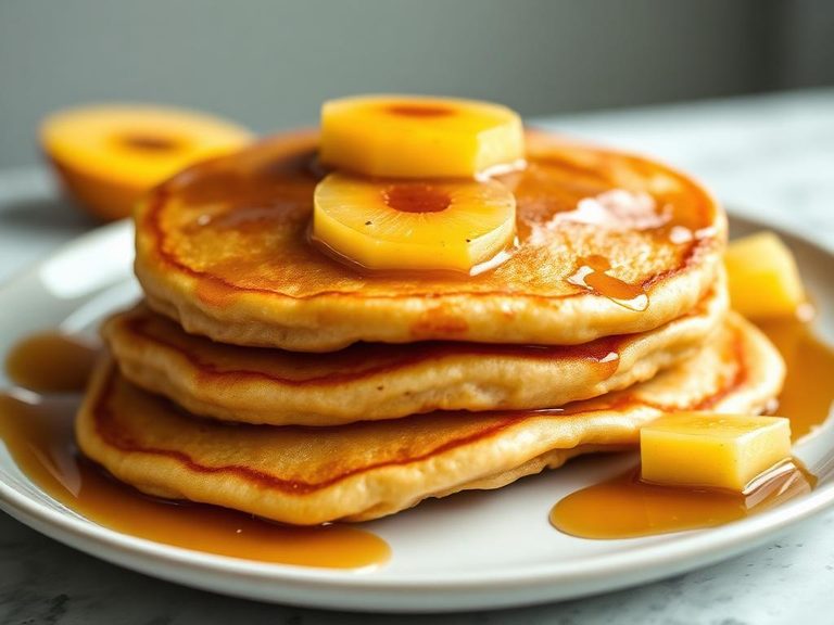 Pineapple Upside-Down Pancakes