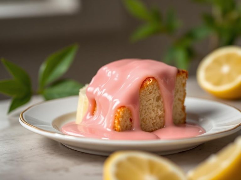 Pink Lemonade Cake Glaze