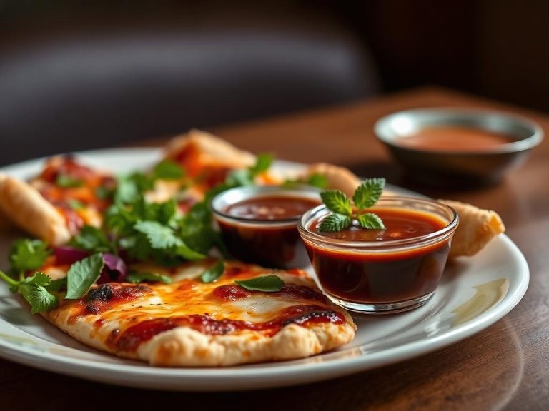 Pizza (as a dipping sauce)