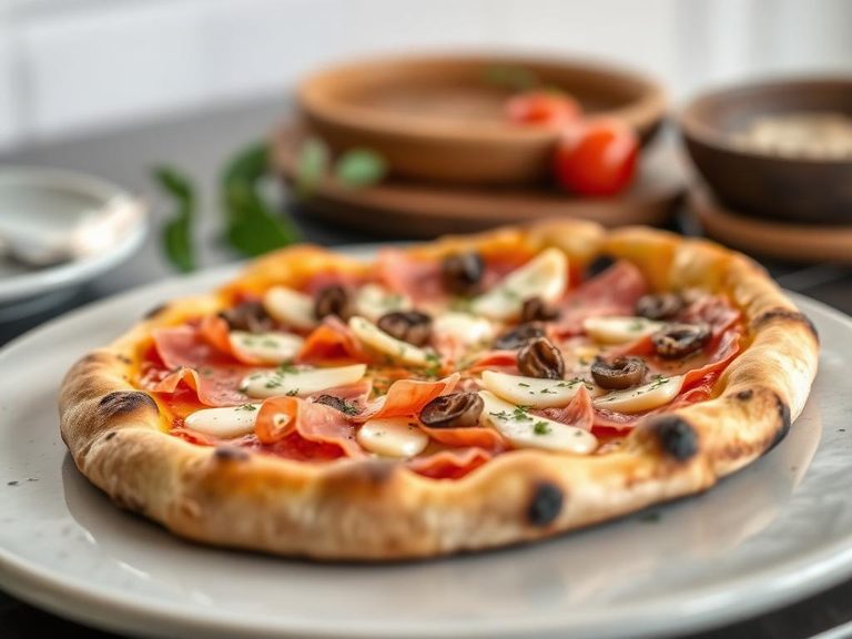 Pizza Prosciutto e Funghi