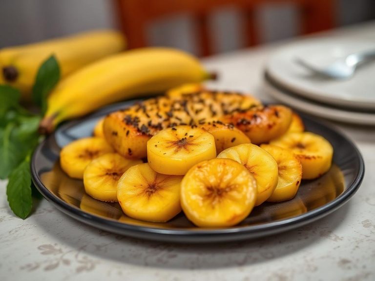 Plátanos al horno (baked sweet plantains)
