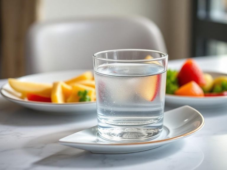Plain drinking water