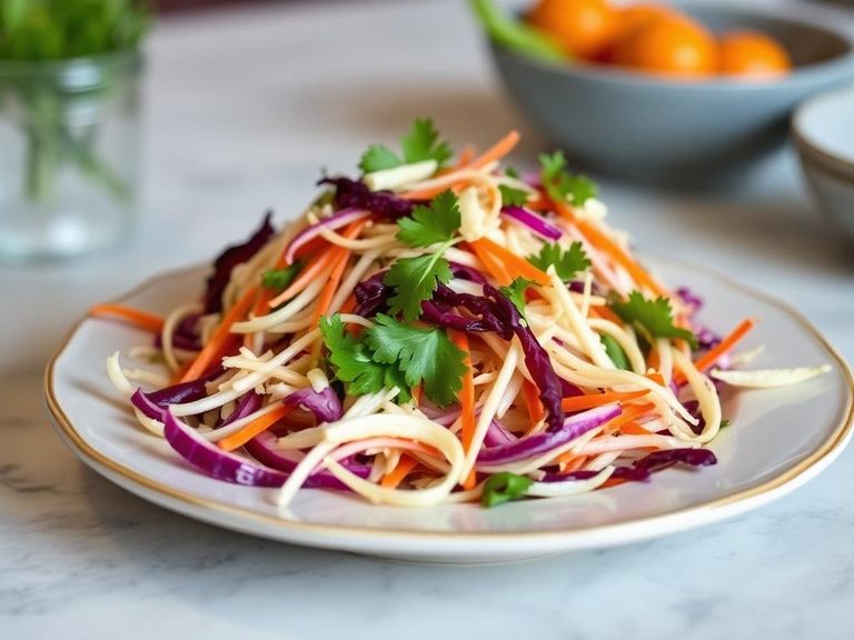 Plant-based coleslaw