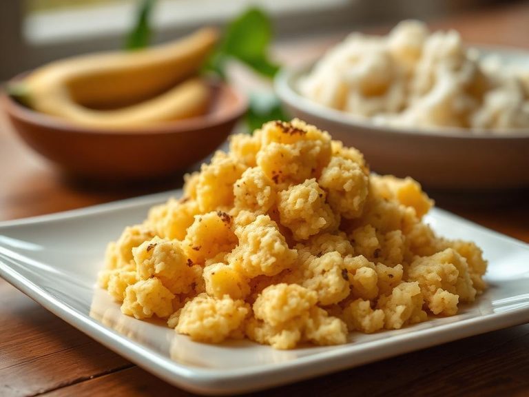 Plantain flour or fufu