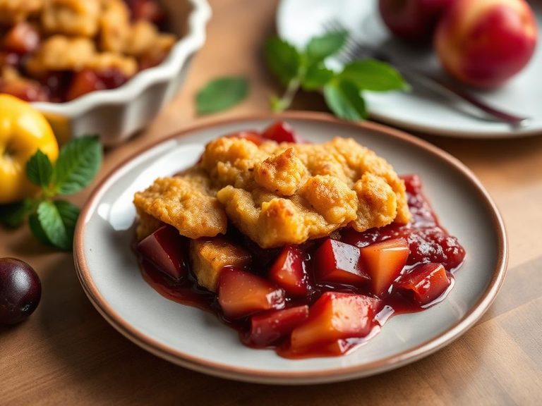 Plum Cobbler