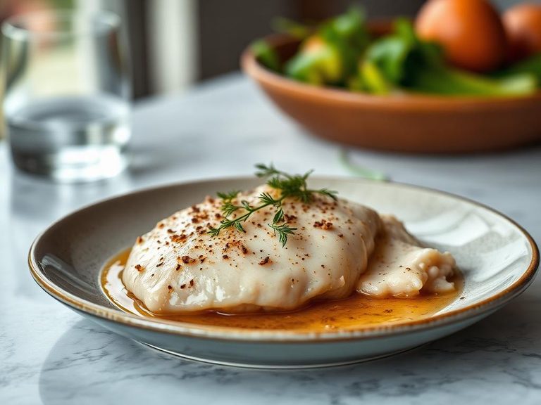Poached Chicken Breast