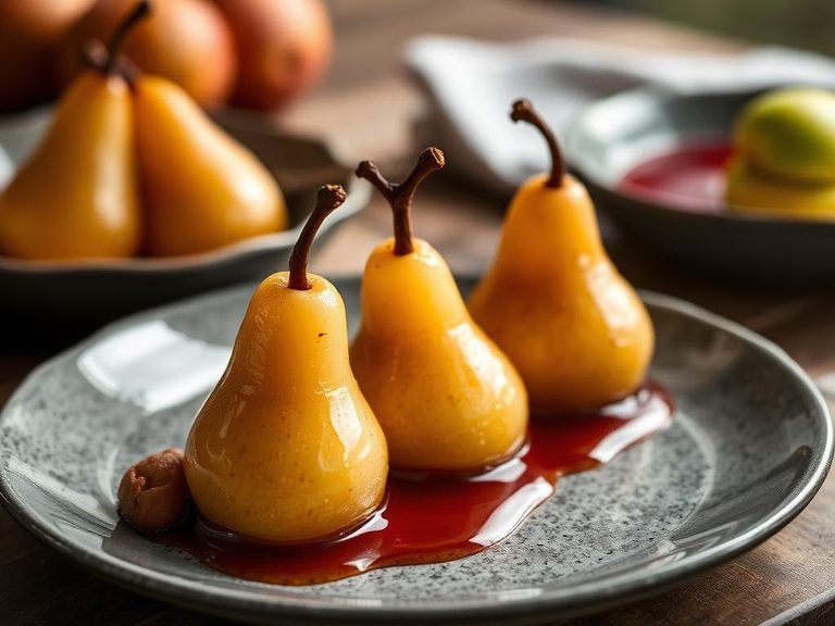 Poached Pears