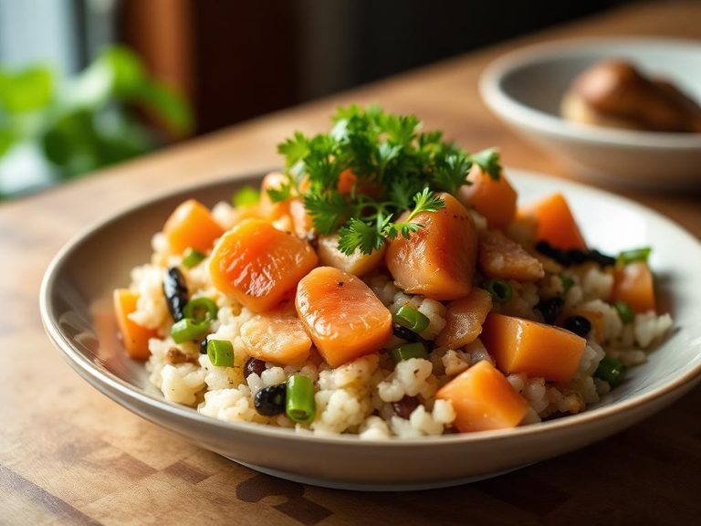 Poi with Lomi-Lomi Salmon