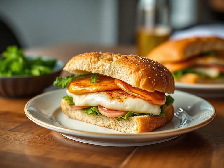 Poisson pané sandwich