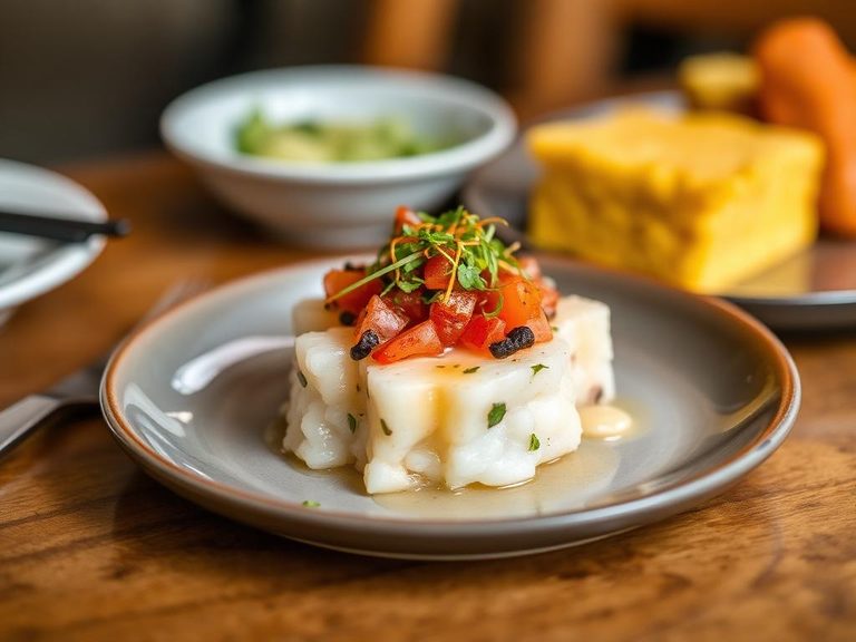 Poke and cornbread