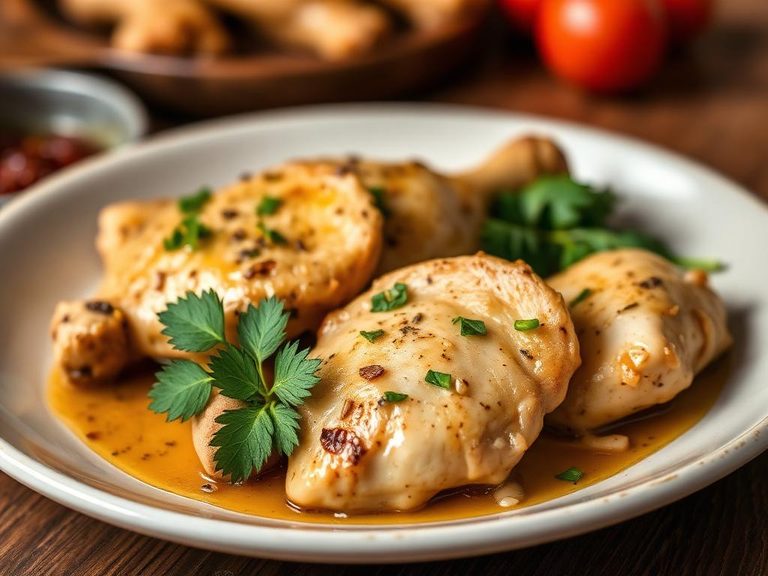 Pollo al Ajillo (Spanish Garlic Chicken)