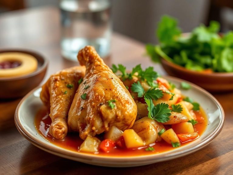 Pollo al hígado