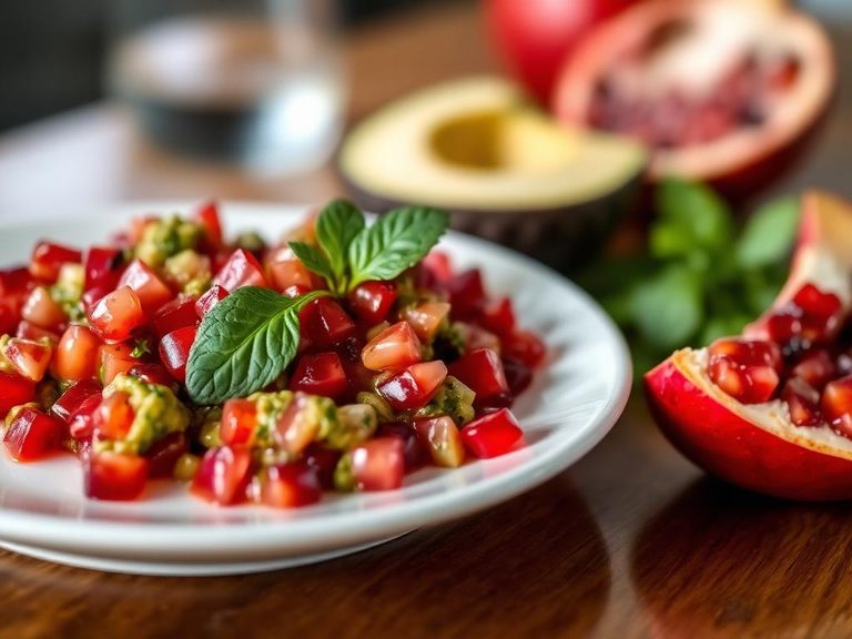 Pomegranate Guacamole