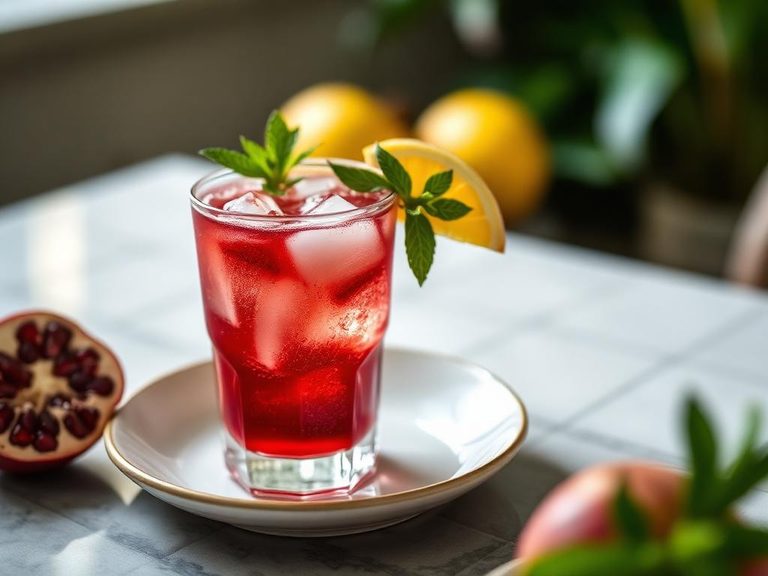 Pomegranate Iced Tea