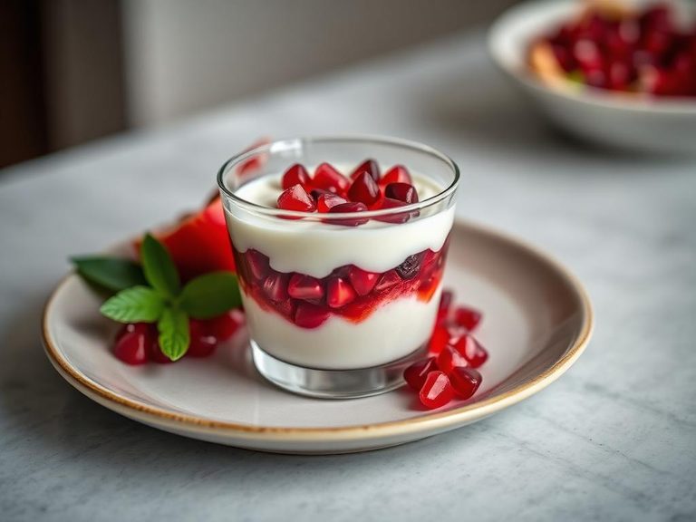 Pomegranate Seed Yogurt Parfait