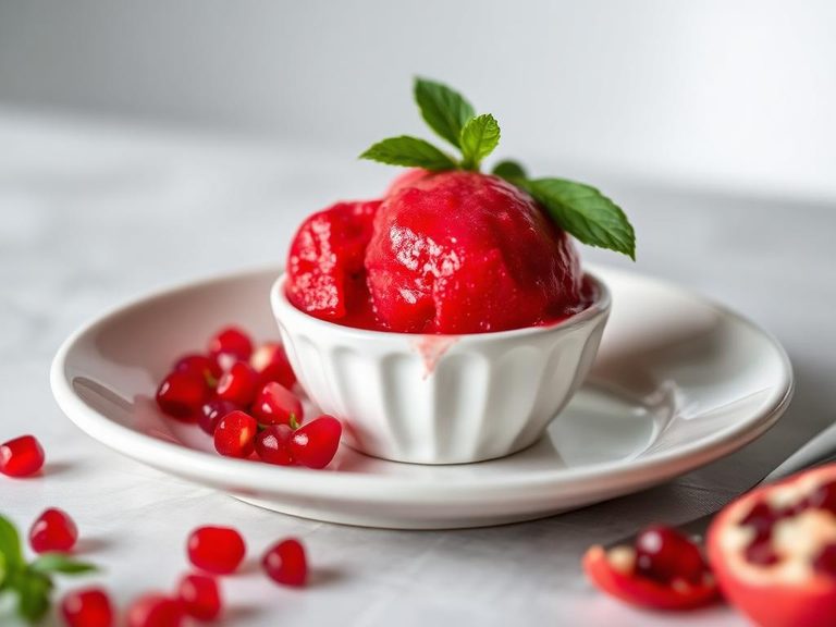 Pomegranate Sorbet