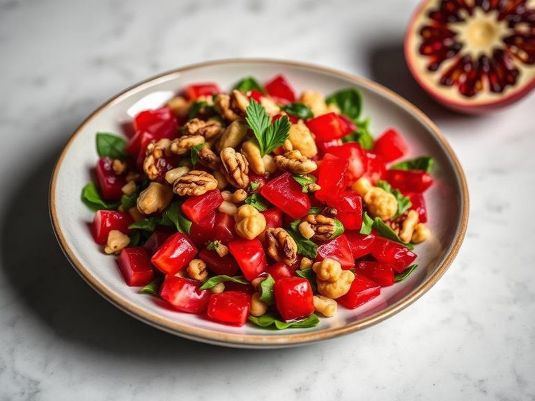 Pomegranate & Walnut Salad (Fesenjan)