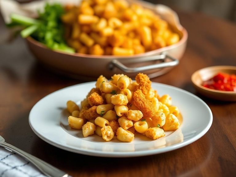 Popcorn Chicken Mac & Cheese