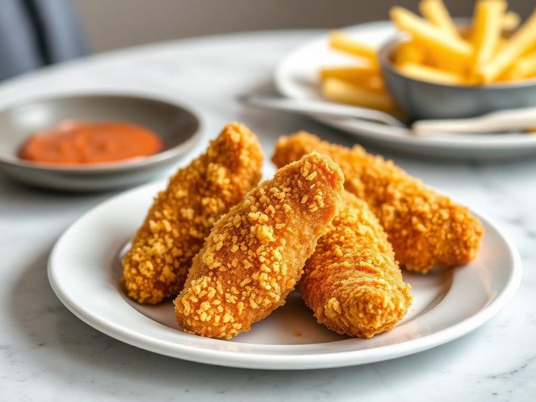 Popcorn Chip-Crusted Chicken Tenders