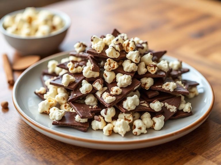 Popcorn Chocolate Bark