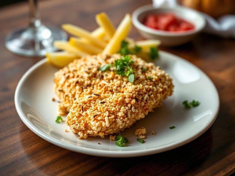 Popcorn Crusted Fish