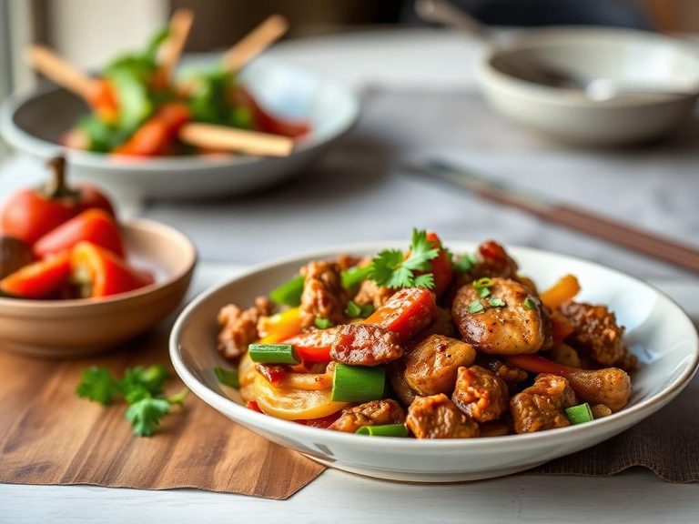 Pork and Bell Pepper Stir-Fry