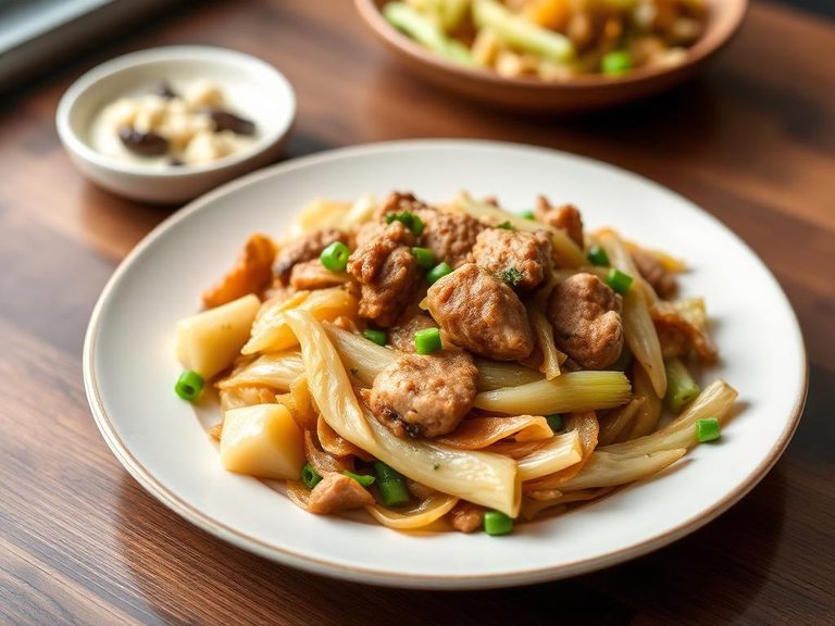Pork and Cabbage Stir-Fry