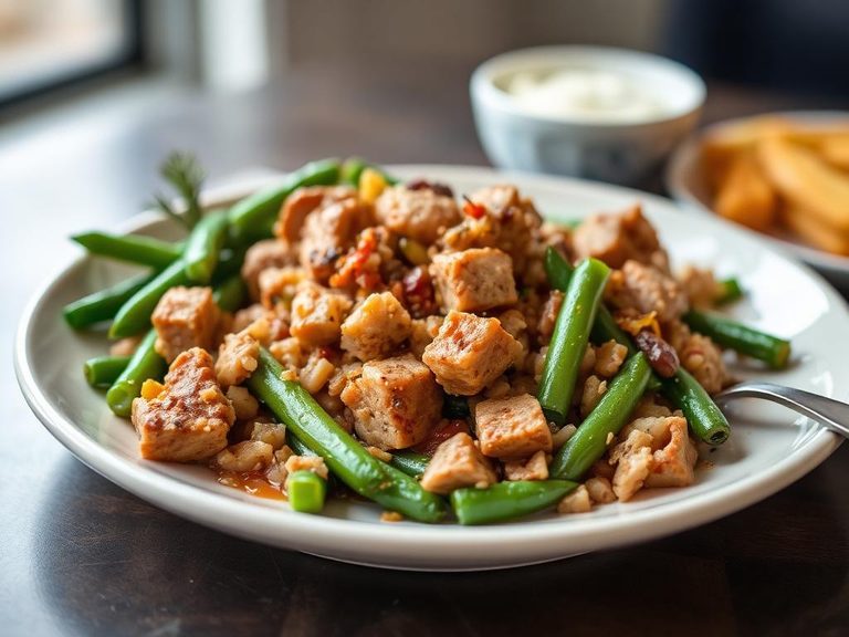 Pork and Green Bean Hash