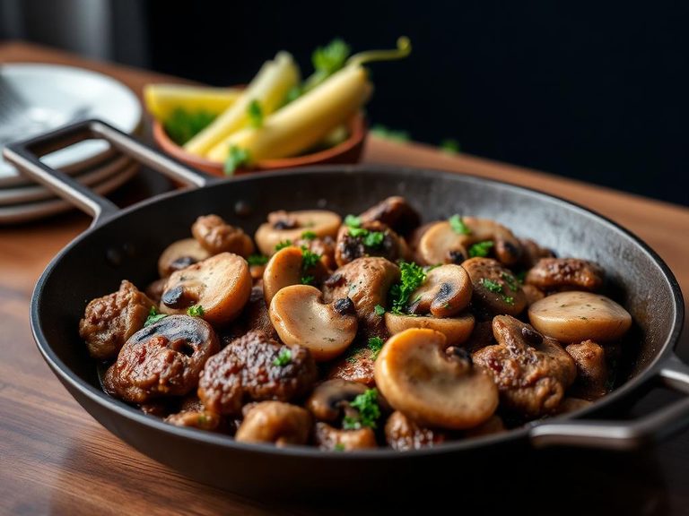 Pork and Mushroom Skillet