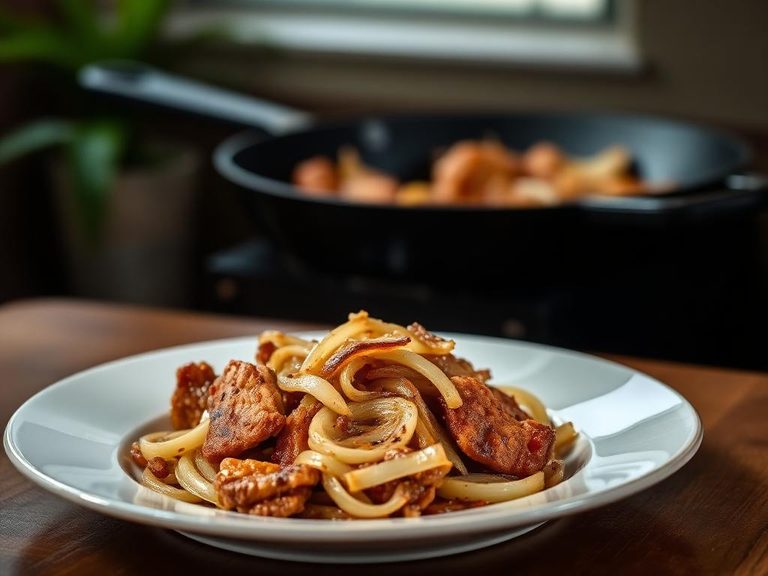 Pork and Onion Skillet