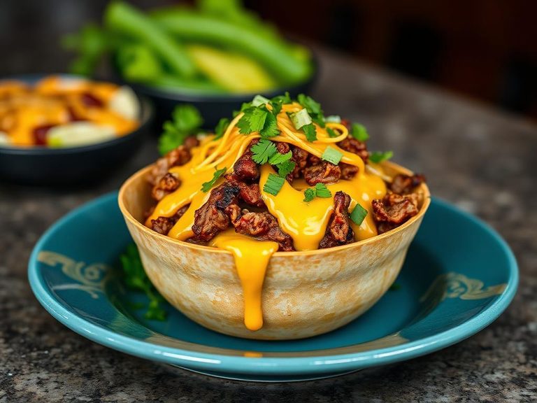 Pork and Queso Burrito Bowl