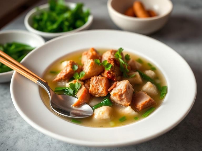 Pork and Watercress Congee