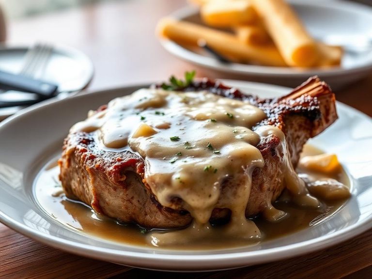 Pork Chop with Onion Gravy