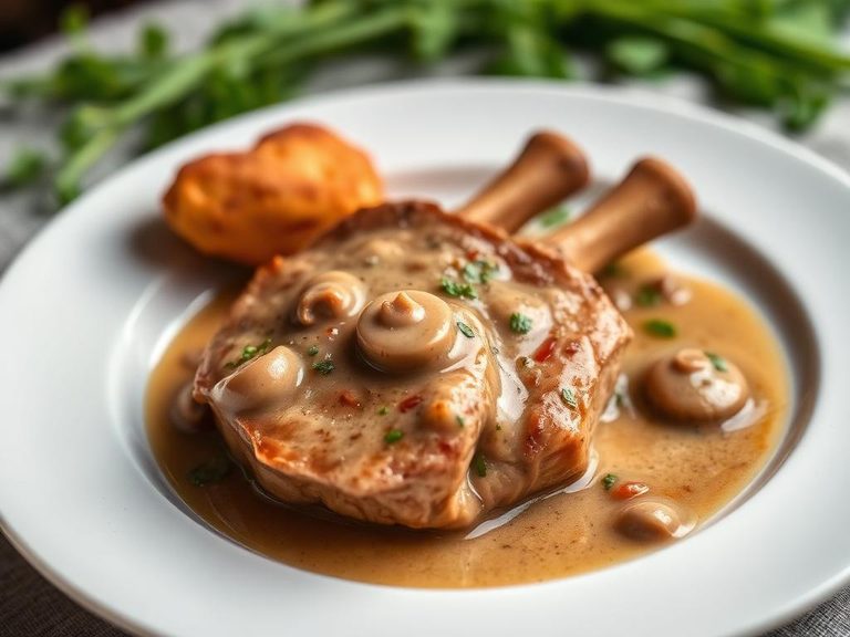 Pork Chops in Mushroom Gravy