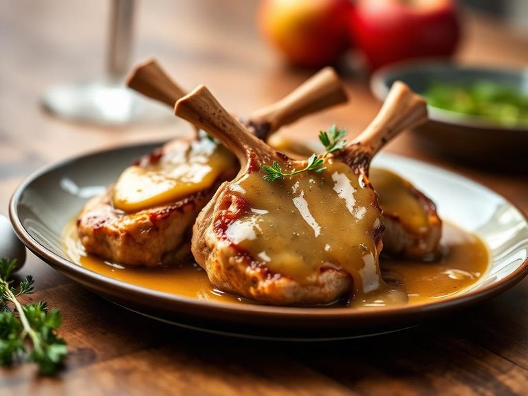 Pork Chops with Apple Sauce