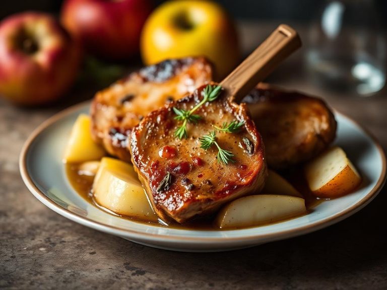 Pork Chops with Apples