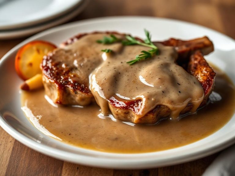 Pork Chops with Gravy
