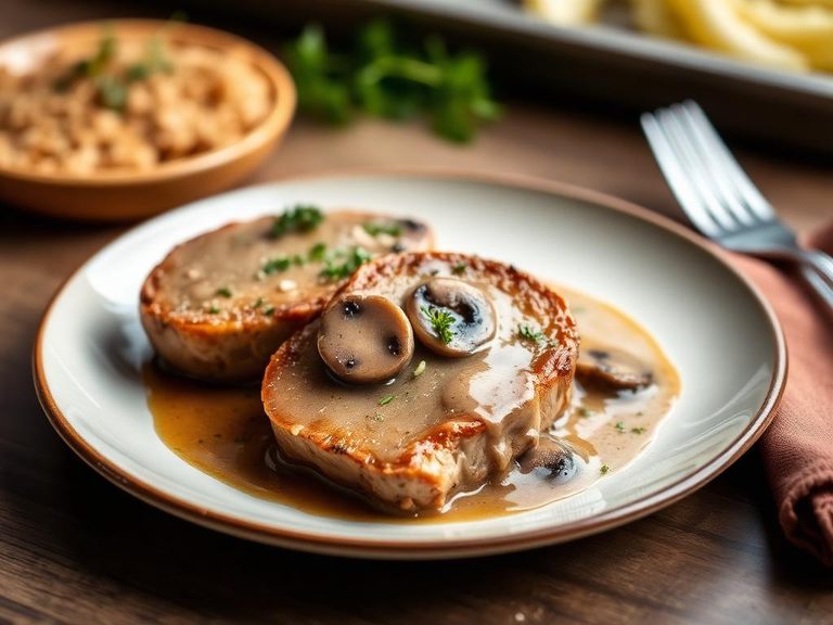 Pork Chops with Mushroom Sauce