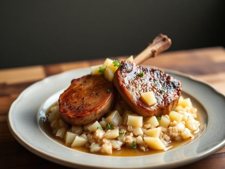 Pork Chops with Sauerkraut
