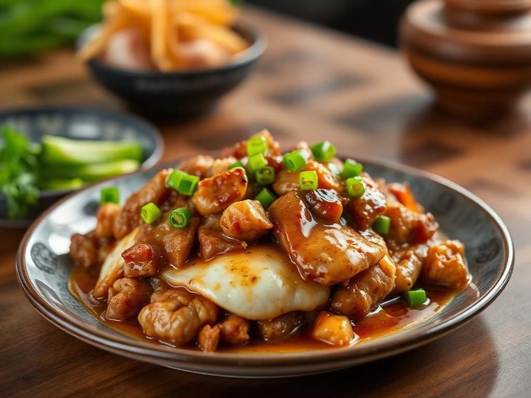 Pork Egg Foo Yung with Gravy