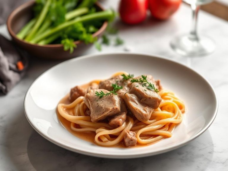 Pork Fillet Stroganoff
