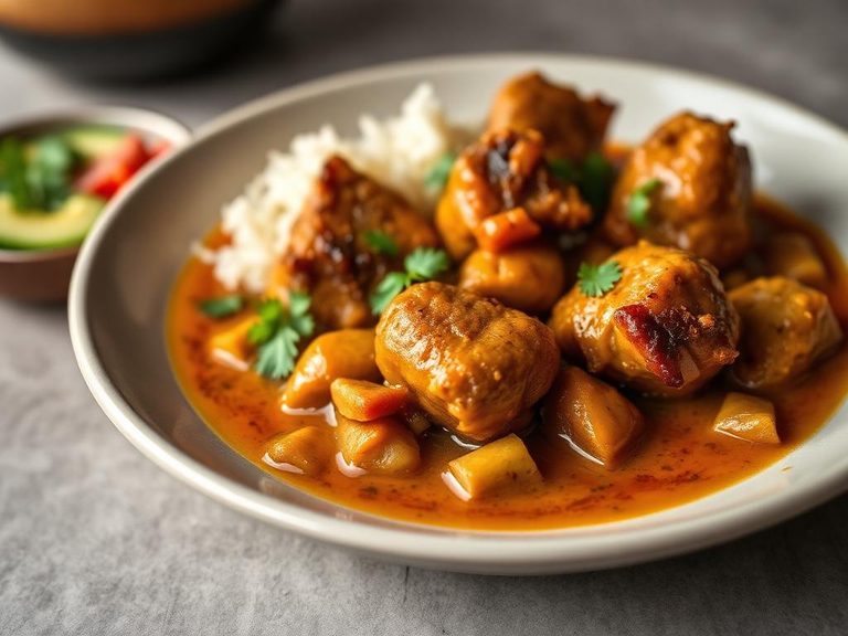 Pork Heart Curry